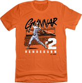 Gunnar Henderson MLBPA Tee orange In The Clutch